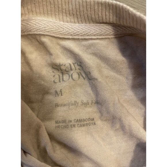 Stars Above, pale pink long sleeve casual pullover sweater size medium - Picture 4 of 7